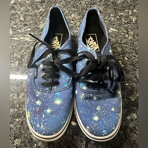 Vans Authentic Cosmic Galaxy Lo Pro Sneaker Shoes US Women's Size 6 Men's 4.5